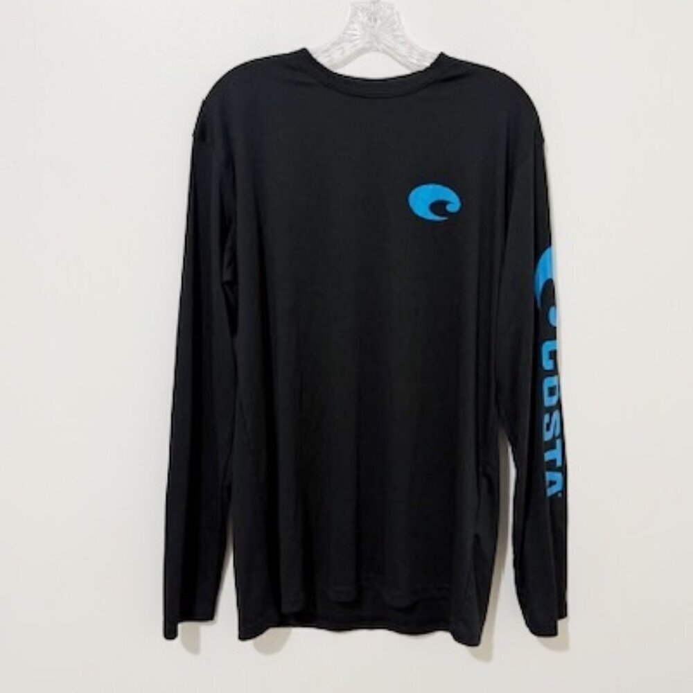 Costa Del Mar Performance Core Long Sleeve Black T-Shirt Men's Size L